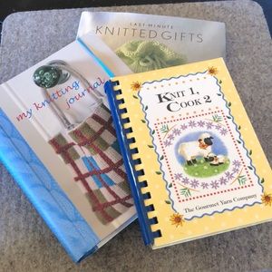 Knitting Journal, cookbook and pattern book.
